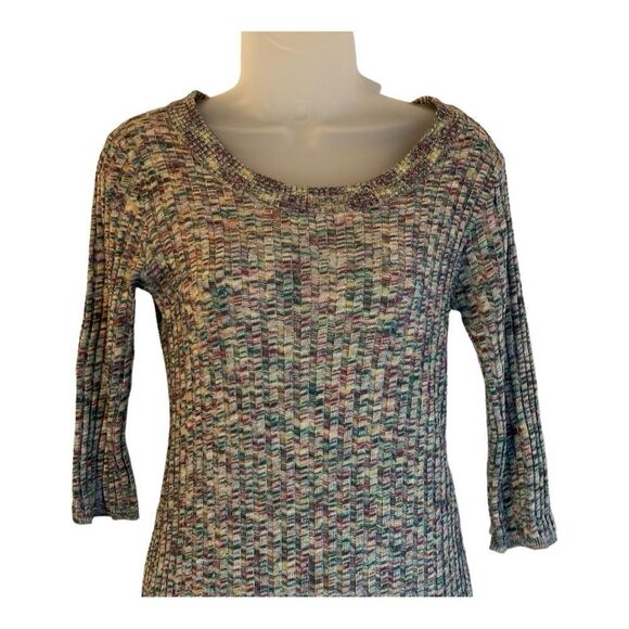 Pink Rose Women’s Sweater Dress Multi Color Long Sleeves - Picture 3 of 7